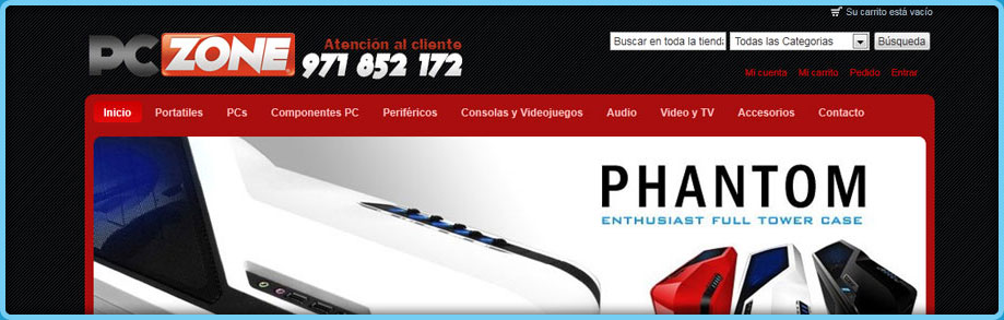 Loja Virtual PC Zone com Magento